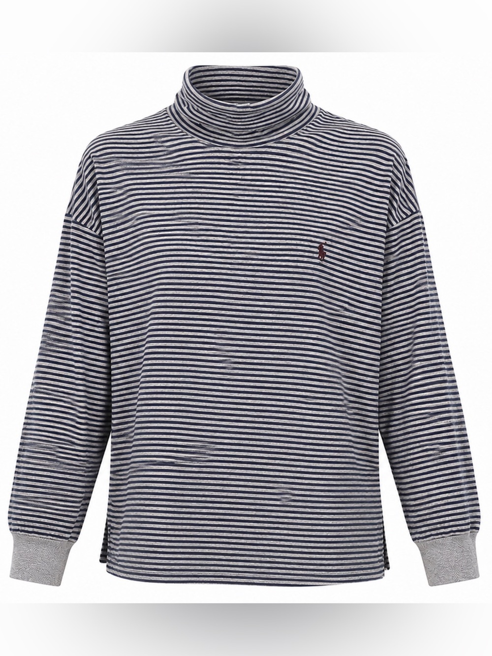 Polo by Ralph Lauren Striped Cotton Turtleneck size Large - Picture 1 of 9